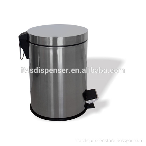 various square stainless Pedal rubbish bin Top Stainless Steel Trash Foot Pedal Waste Rubbish Bins